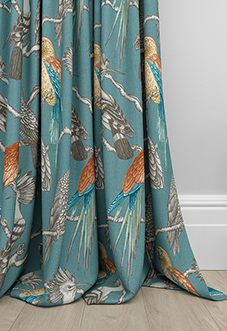Aviary, Lagoon - Made to Measure Curtains